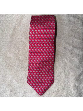 NWOT Men's Vineyard Vines Hand Picked Beach Chairs 100% Silk Tie Made In USA